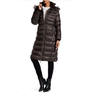 Andrew Marc Savannah Genuine Fox Fur Down Coat XS